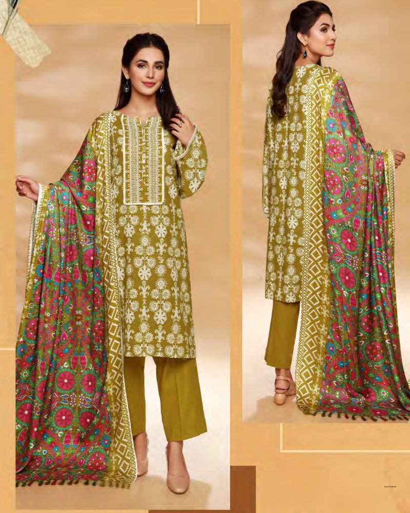 Nishat Winter Vol 2 - Printed Khaddar - D 10