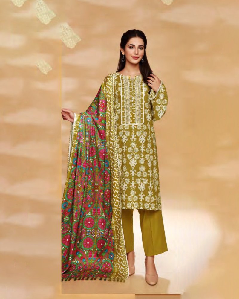 Nishat Winter Vol 2 - Printed Khaddar - D 10