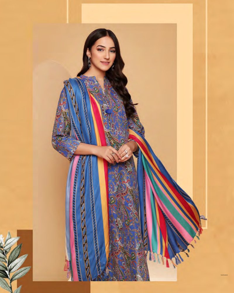 Nishat Winter Vol 2 - Printed Khaddar - D 02