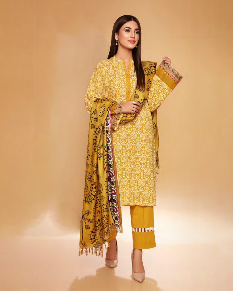 Nishat Winter Vol 2 - Printed Khaddar - D 01