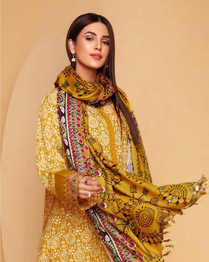 Nishat Winter Vol 2 - Printed Khaddar - D 01