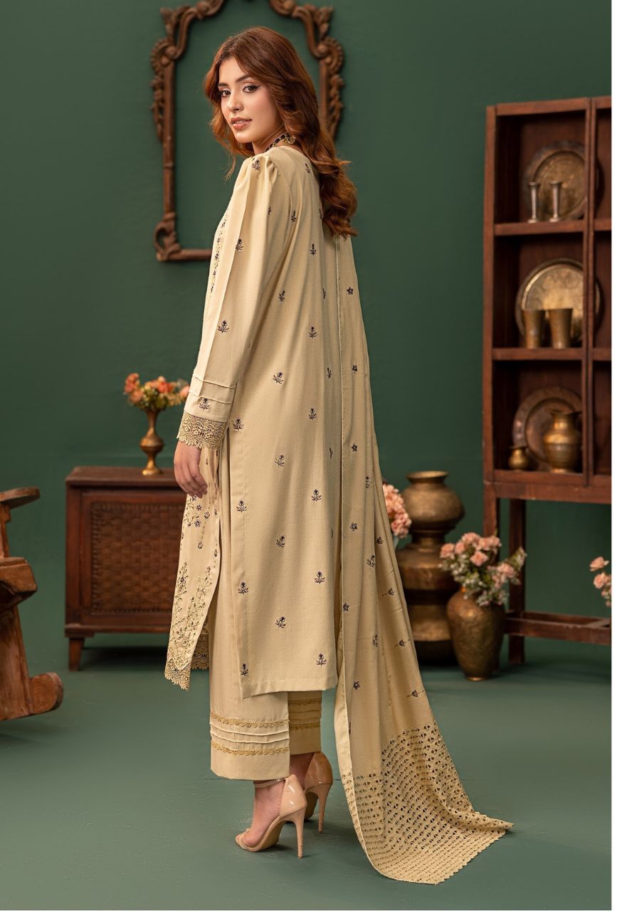 Noor e Chasham UnStitched 3 Piece Dhanak Collection D 06