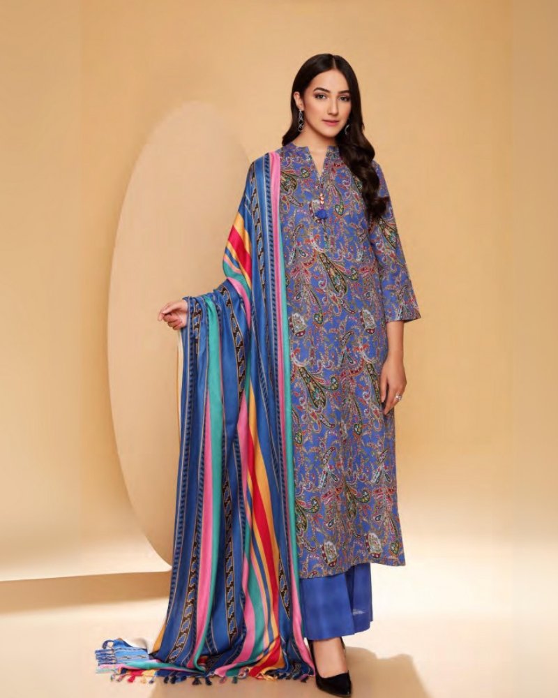 Nishat Winter Vol 2 - Printed Khaddar - D 02