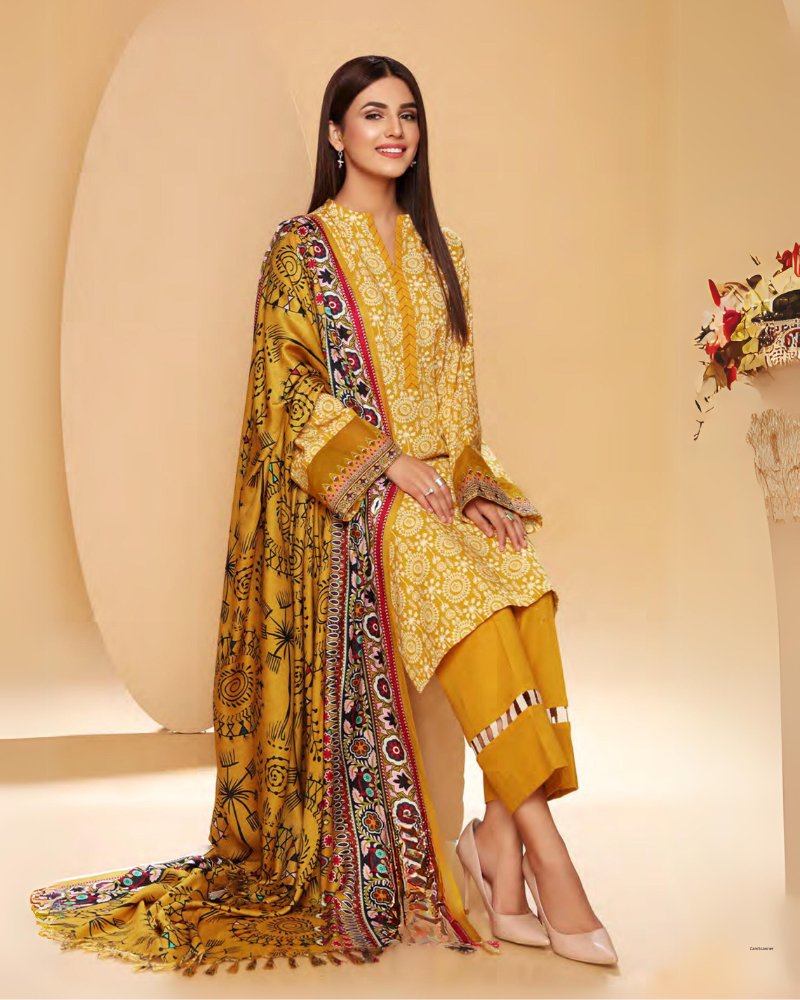 Nishat Winter Vol 2 - Printed Khaddar - D 01