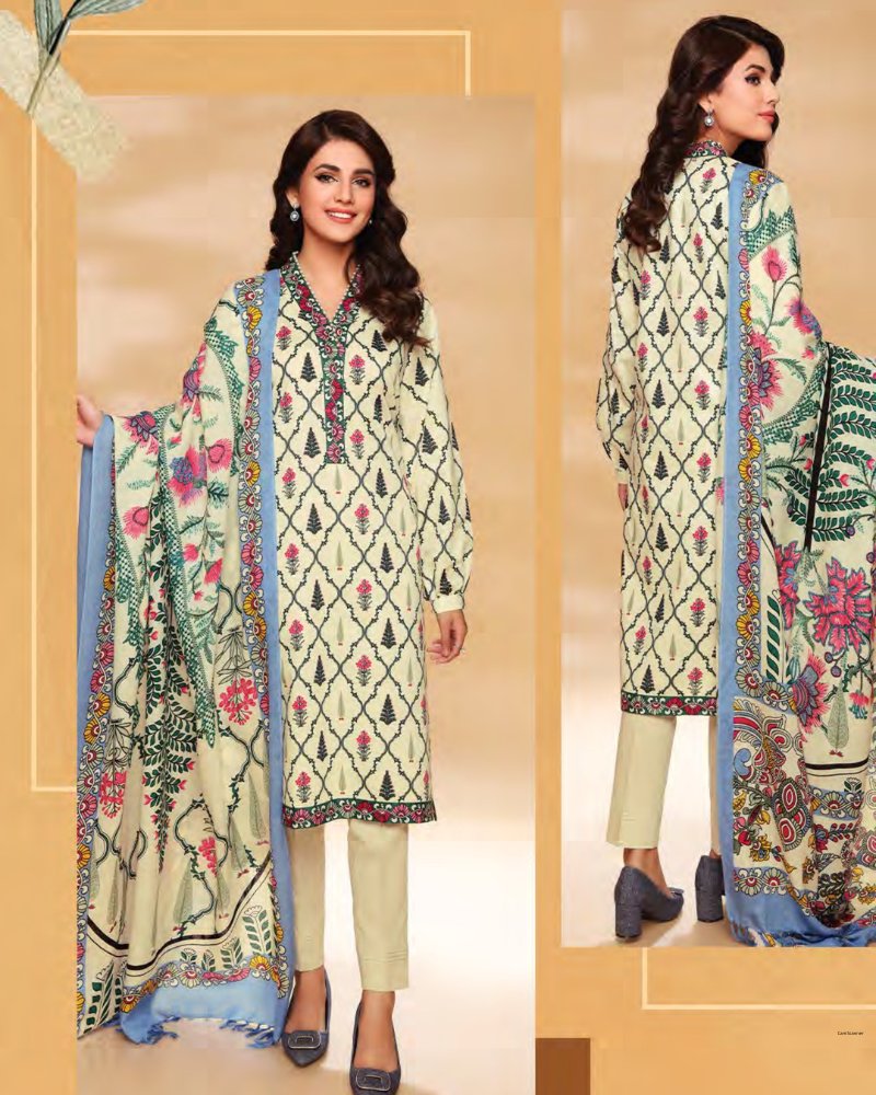 Nishat Winter Vol 2 - Printed Khaddar - D 08