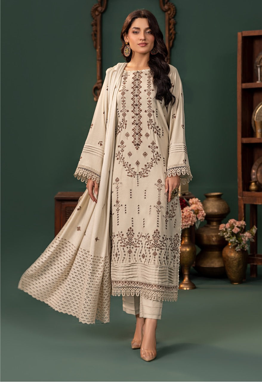 Noor e Chasham UnStitched 3 Piece Dhanak Collection D 03