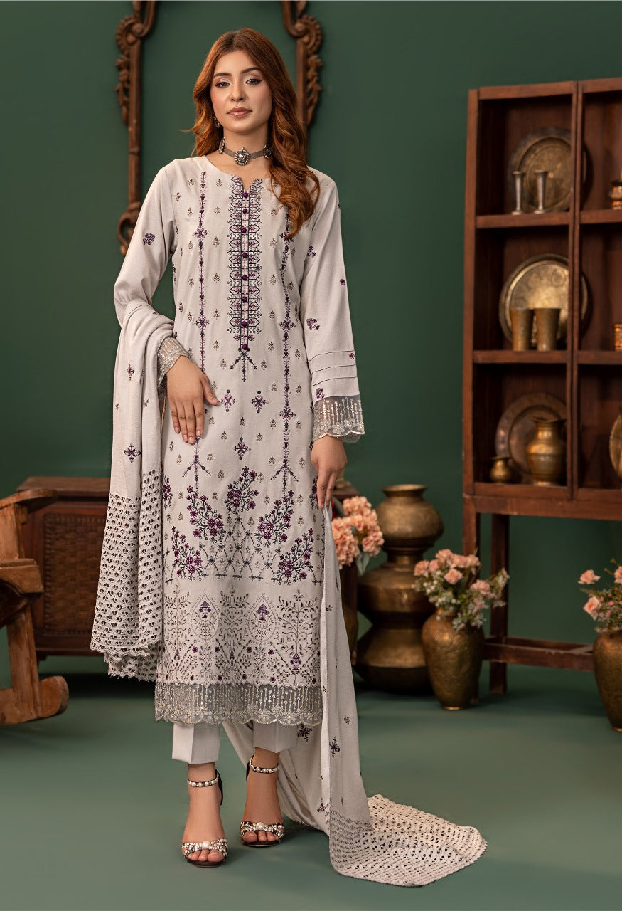 Noor e Chasham-UnStitched 3 Pcs Dhanak Col D 05