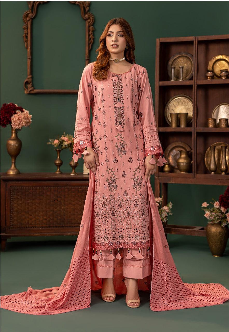 Noor e Chasham-UnStitched 3 Pcs Dhanak Col D 04