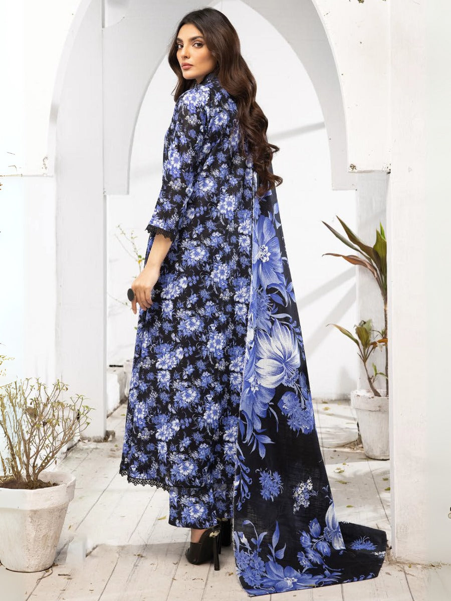 Heer By Legends - Premium Printed khaddar  - D 09